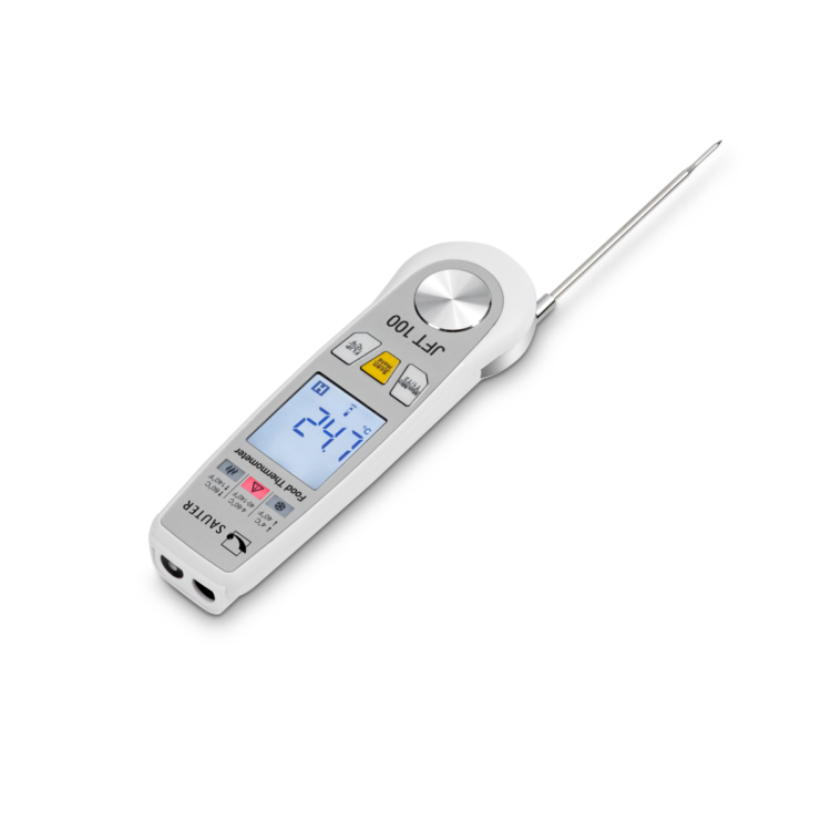SAUTER JFT 100 – termometr cyfrowy IR z sondą | Pomiar żywności –40°C do +300°C
