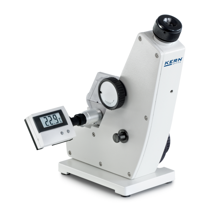 KERN ORT 1RS – refraktometr Abbe | 0–95% Brix, 1.3000–1.7000 nD