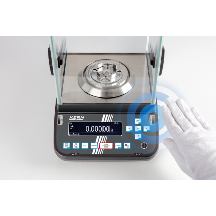 KERN ABP 200‑5AM – waga analityczna 0,01 mg | automatyczne drzwi, jonizator, Single‑Cell | SuperWagi