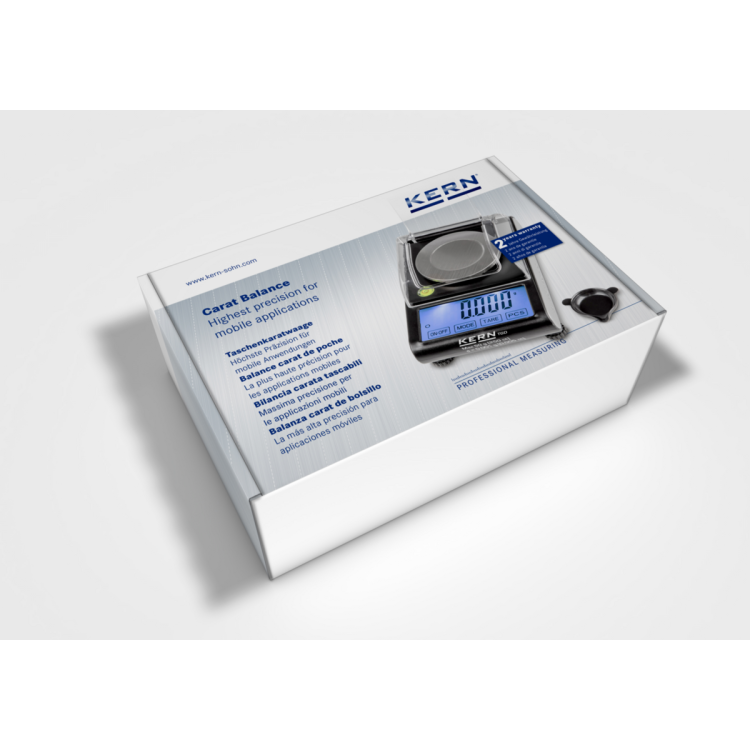 Pocket balance KERN TGD 50‑3C – waga kieszonkowa 0,001 g / 50 g