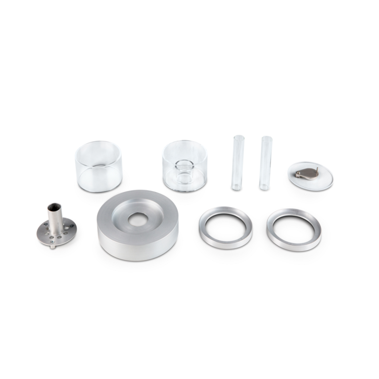 Evaporation trap, minimises faults through evaporation when using pipettes for small volumes of 10 µl to 10 ml