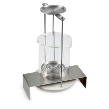 Set for density determination of liquids and solids with density ≤/≥ 1
