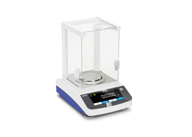 Analytical balance with flexible functionality and touch display