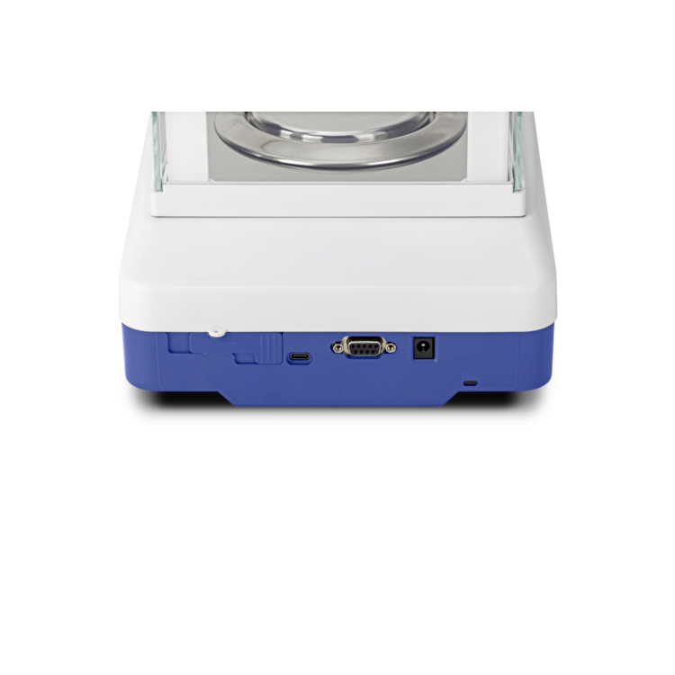 Analytical balance with flexible functionality and touch display