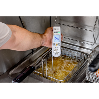 SAUTER JFT 100 – termometr cyfrowy IR z sondą | Pomiar żywności –40°C do +300°C