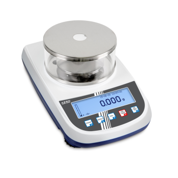 High-quality precision scale with comfortable graphic display and enormous weighing range