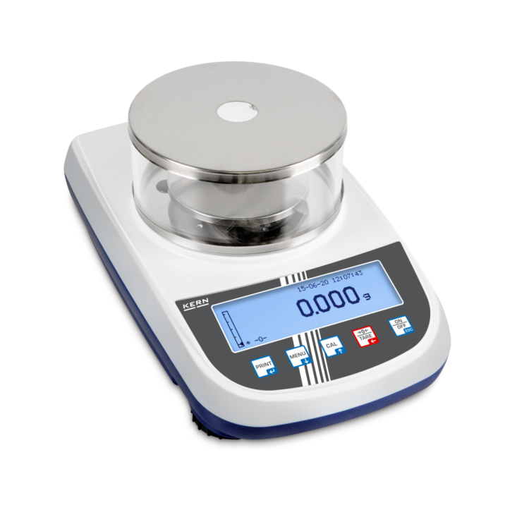 High-quality precision scale with comfortable graphic display and enormous weighing range