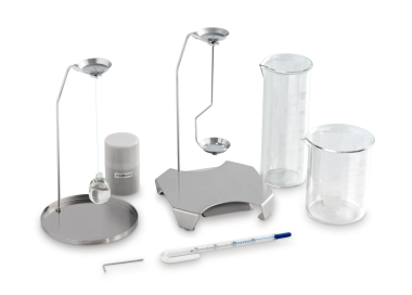 Set for density determination of liquids and solids with density ≤/≥ 1, only for models with readout [d] = 0,001 g