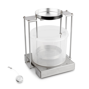 Set for density determination of liquids and solids with density ≤/≥ 1