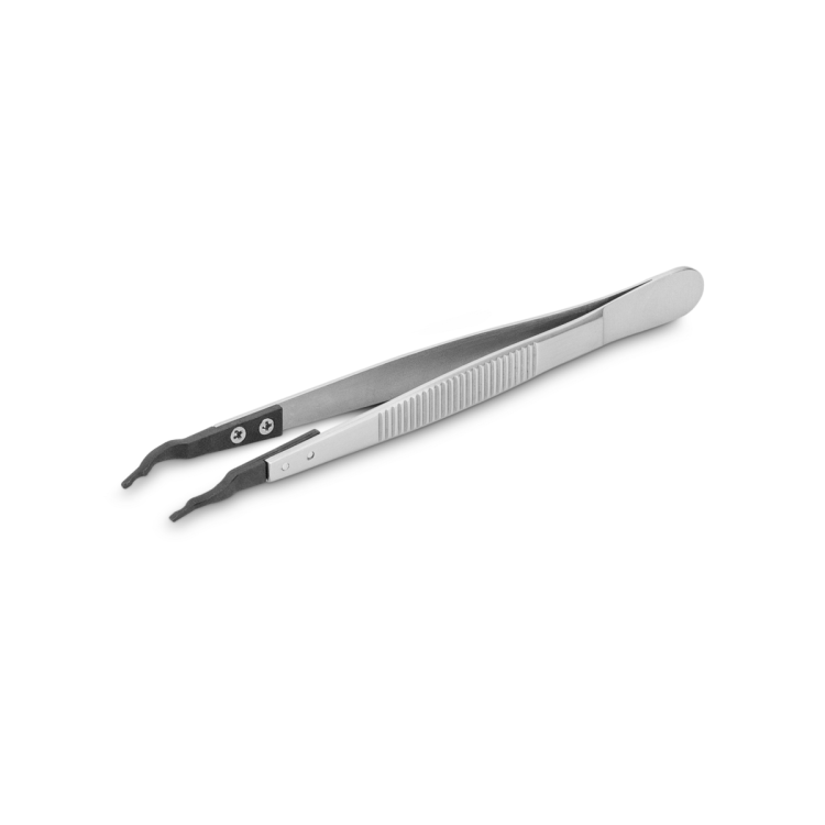 Tweezers to be able to safely grip small test weights