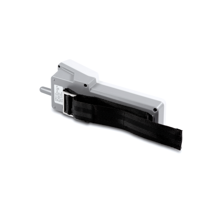 Compact crane scale for use in harsh environmental conditions or where space is limited, with convenient hand-held terminal