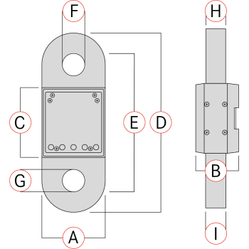 KERN HFA 10T-3 Waga hakowa 10 t | Przemysłowa waga dźwigowa