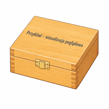 Wooden box for individual weights (Cylindrical/compact, 50 g)