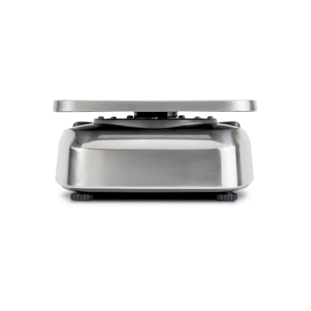 Rugged stainless steel bench scale with IP68/IP69K protection for damp and outdoor areas